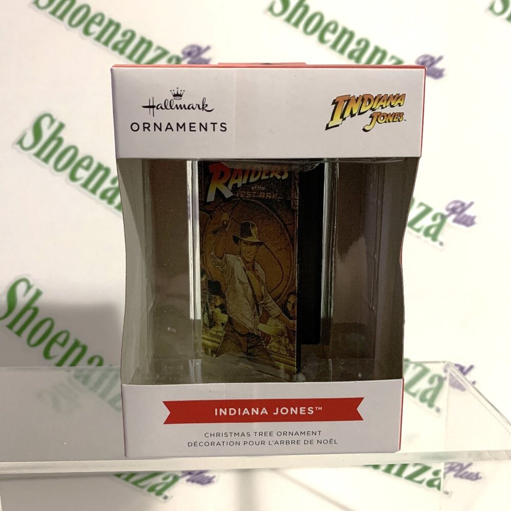 Hallmark Christmas Ornament 2022 Indiana Jones VHS Case Raiders Of The Lost Ark